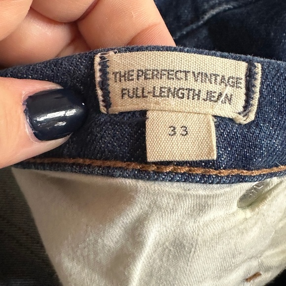 Men's Madewell The Perfect Vintage Full Length Jean Size 33 Excellent condition - Picture 6 of 6